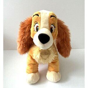 Disney Lady from Lady and the‎ Tramp Plush Stuffed Animal Official Disney 13 In